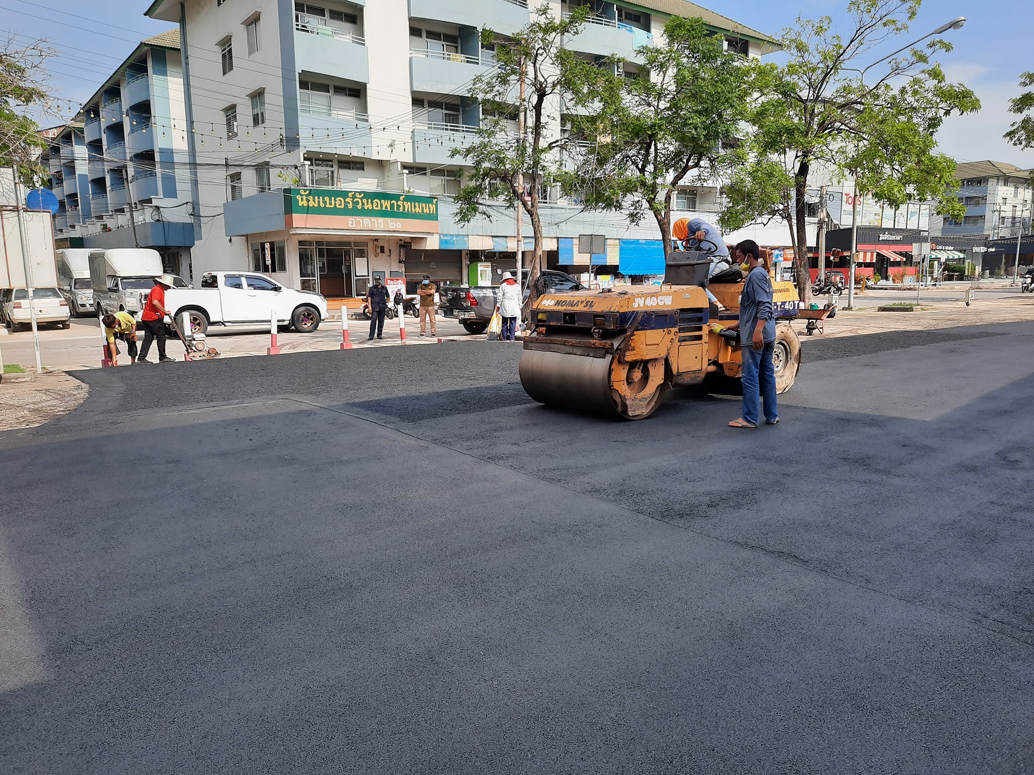 รับทำลานจอดรถ